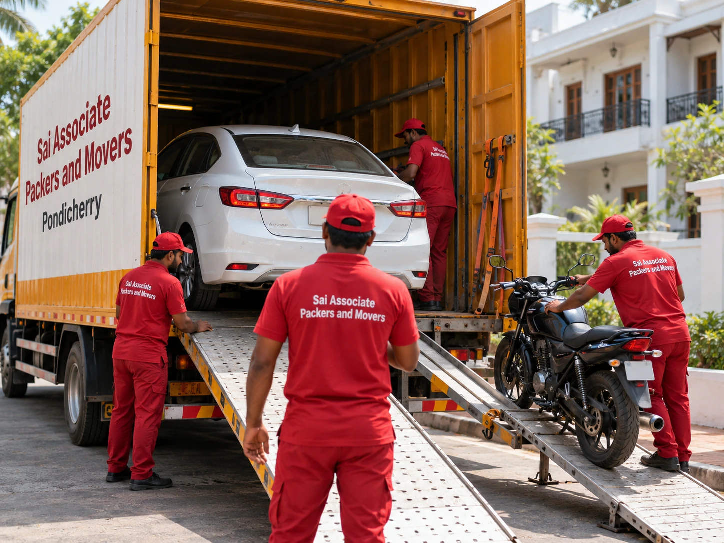 Car and bike transportation services in Pondicherry